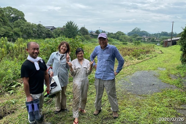 2020/07/26 筑前大分の耕作放棄地の草刈り奉仕