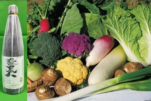 季節の野菜　8000円パック 「野菜と芋焼酎のset」